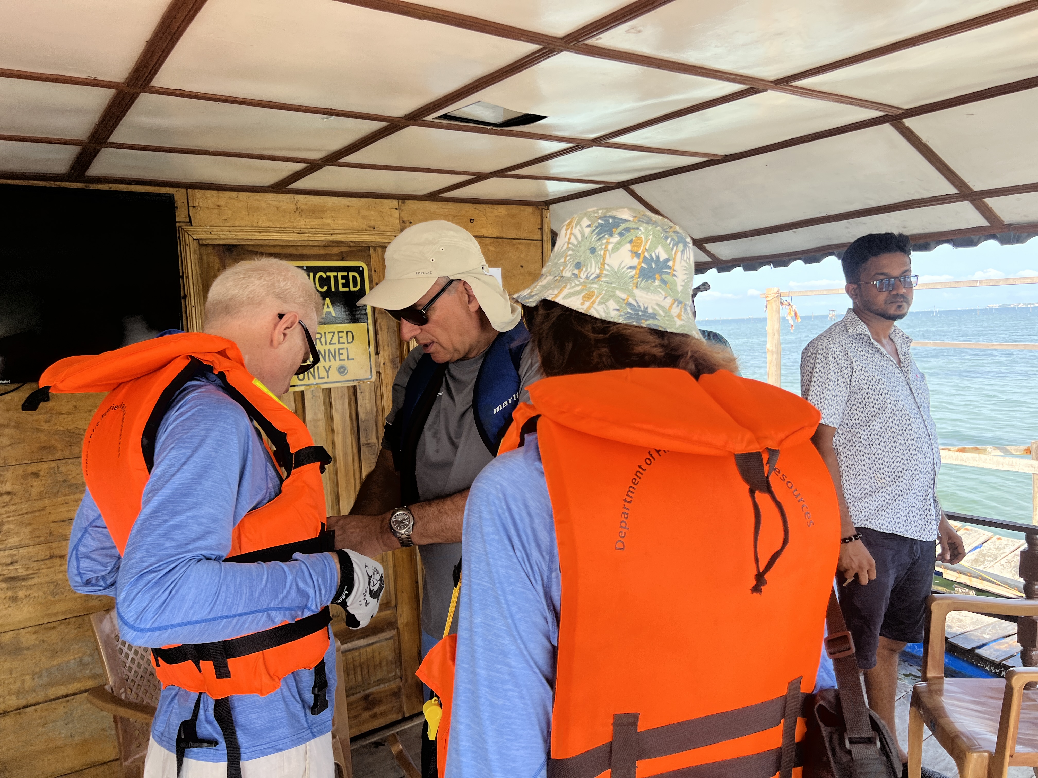 Preparing for Sea Pen Inspection